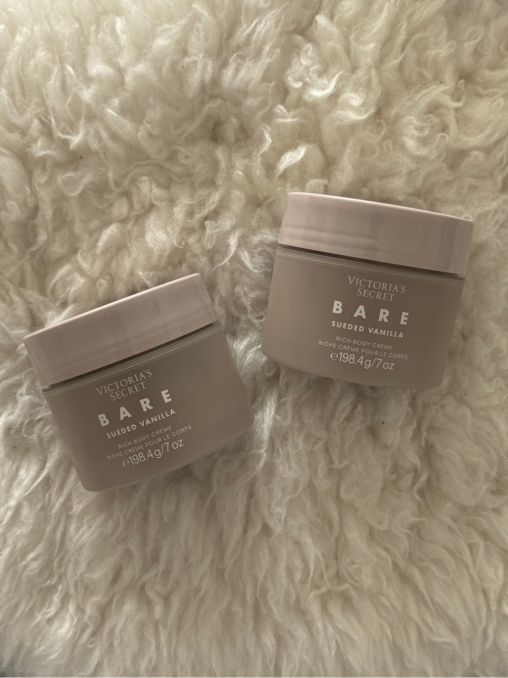 New V.S. Bare Sueded Vanilla Rich Body Crèmes